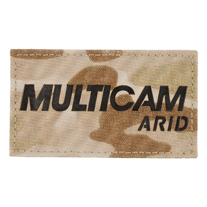 3M Logo Patch MultiCam Arid with black text