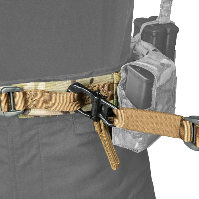 LOAD BEARING FRONT ANCHOR LOOP FOR EASY ACCESS LANYARD ATTACHMENT