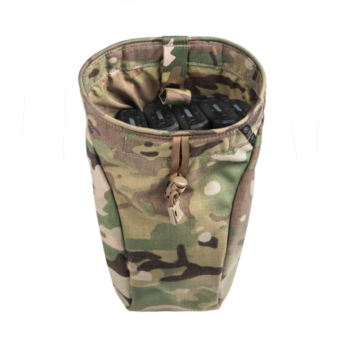 Stores up to five 5.56 magazines