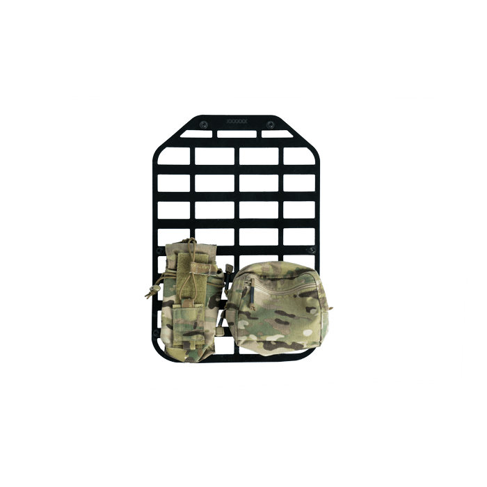 Shown with pouches attached