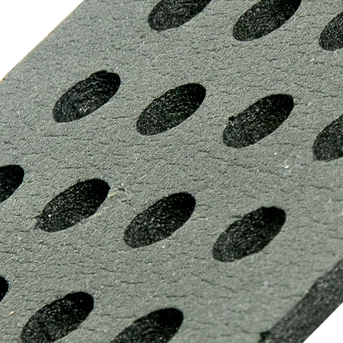 Precut holes reduce weight