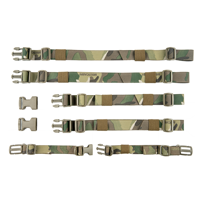ZIP-ON PACK ADAPTER MULTICAM STRAPS