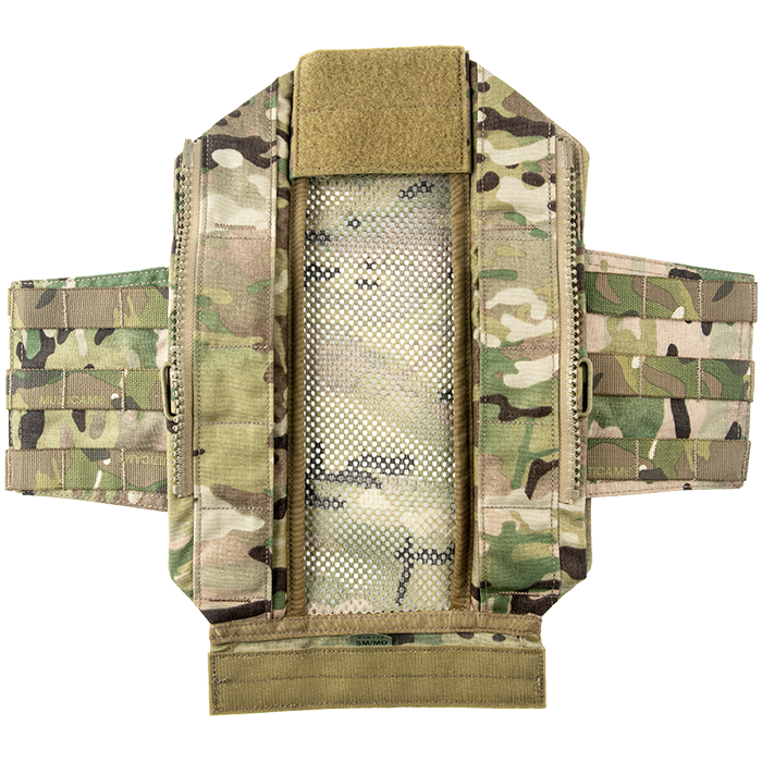 Center mesh design allows for airflow.