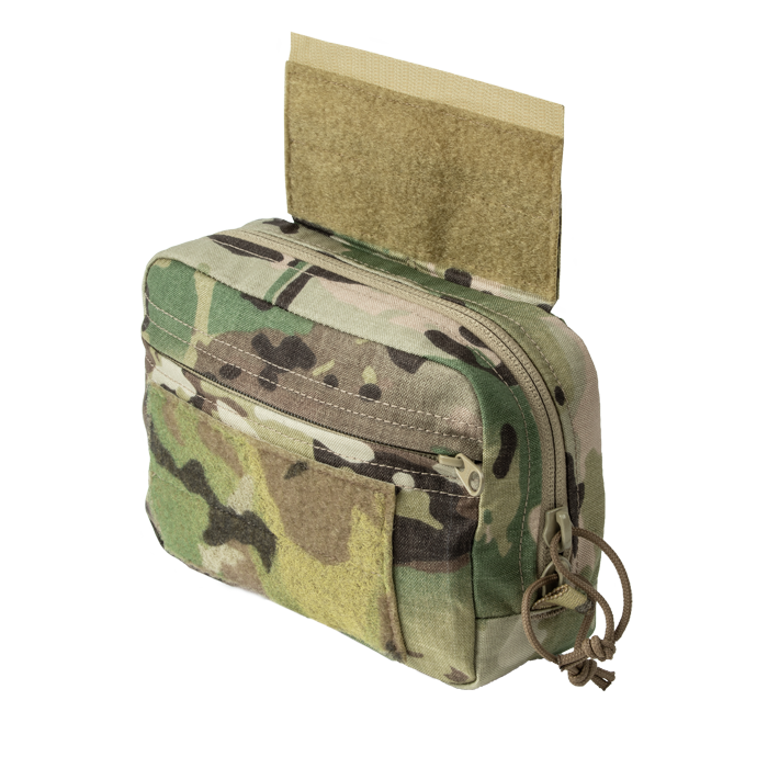 Top 3x5 inch Velcro® flap attachment point for connection to vest