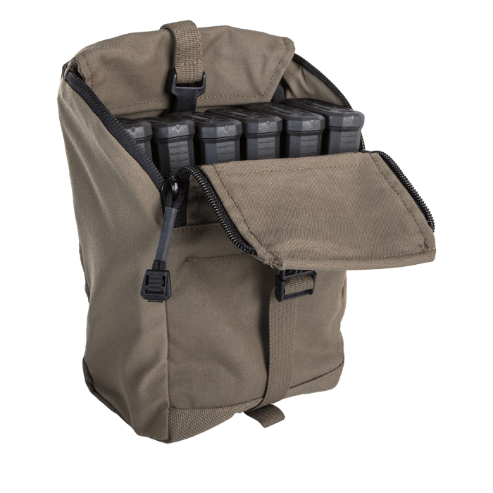 Shown with five 5.56 mags