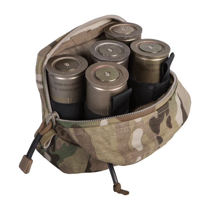 Shown with five 40mm rounds